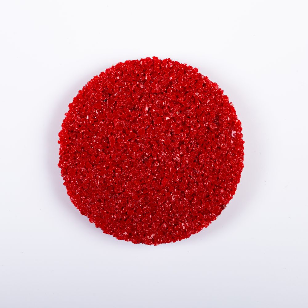3mm Traffic Red SureSet Recycled Glass