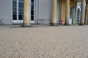 SureSet Resin Bound Aztec Gold Footpath at Shoemakers Museum Street