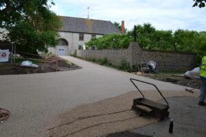 SureSet Resin Bound Footpath Installation at Shoemakers Museum Street